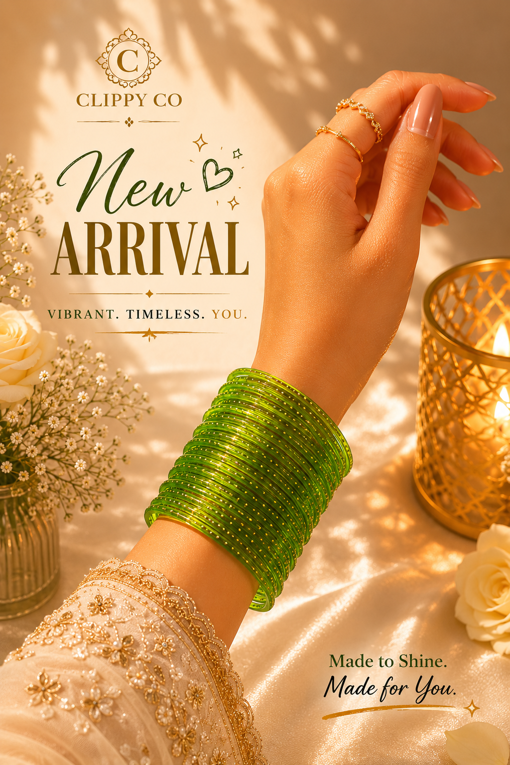 Elegant Glass Bangles