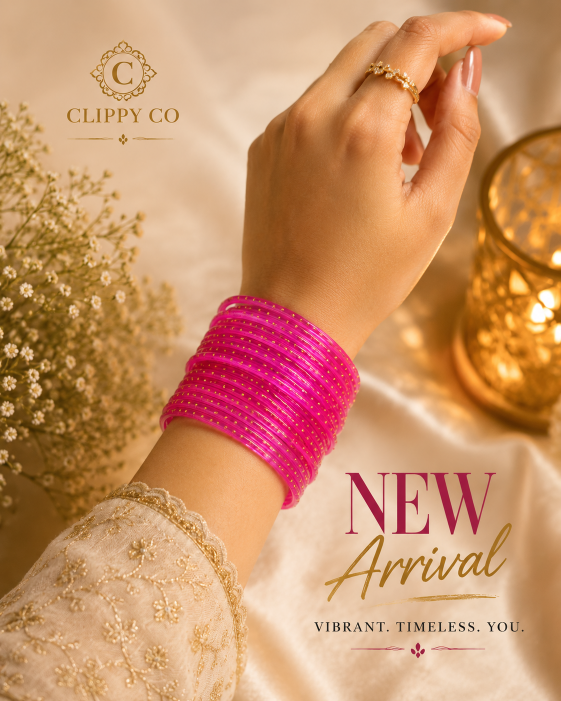Elegant Glass Bangles