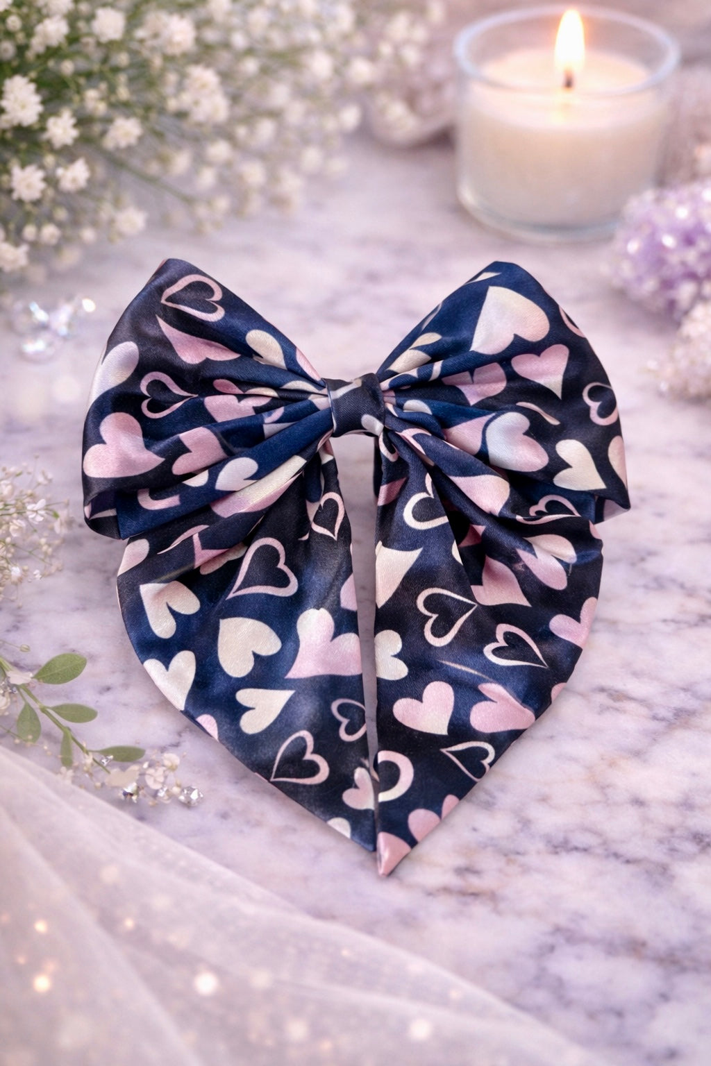 Premium Handmade Heart Sailor Bow