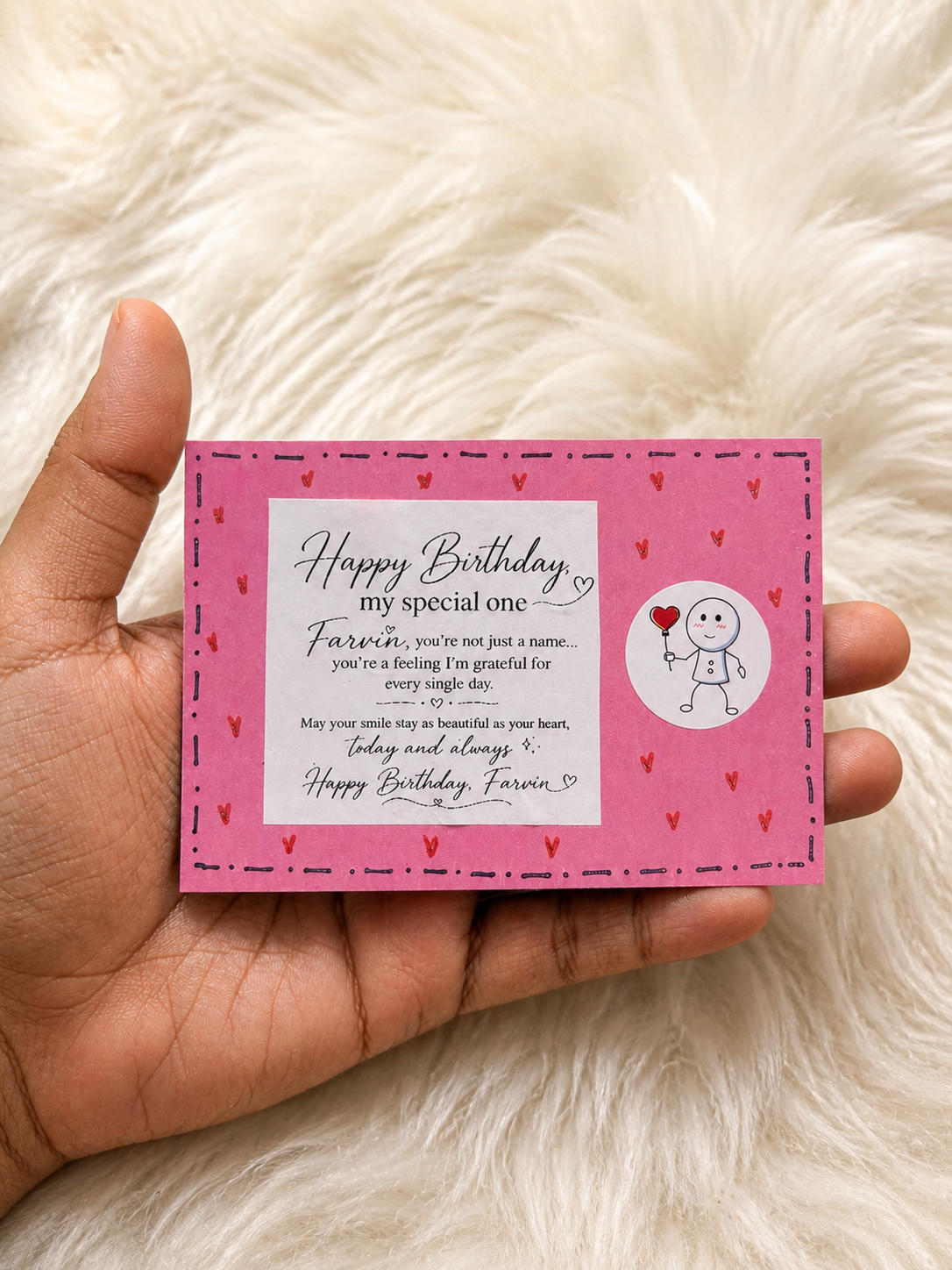 Special Hand Written Cards