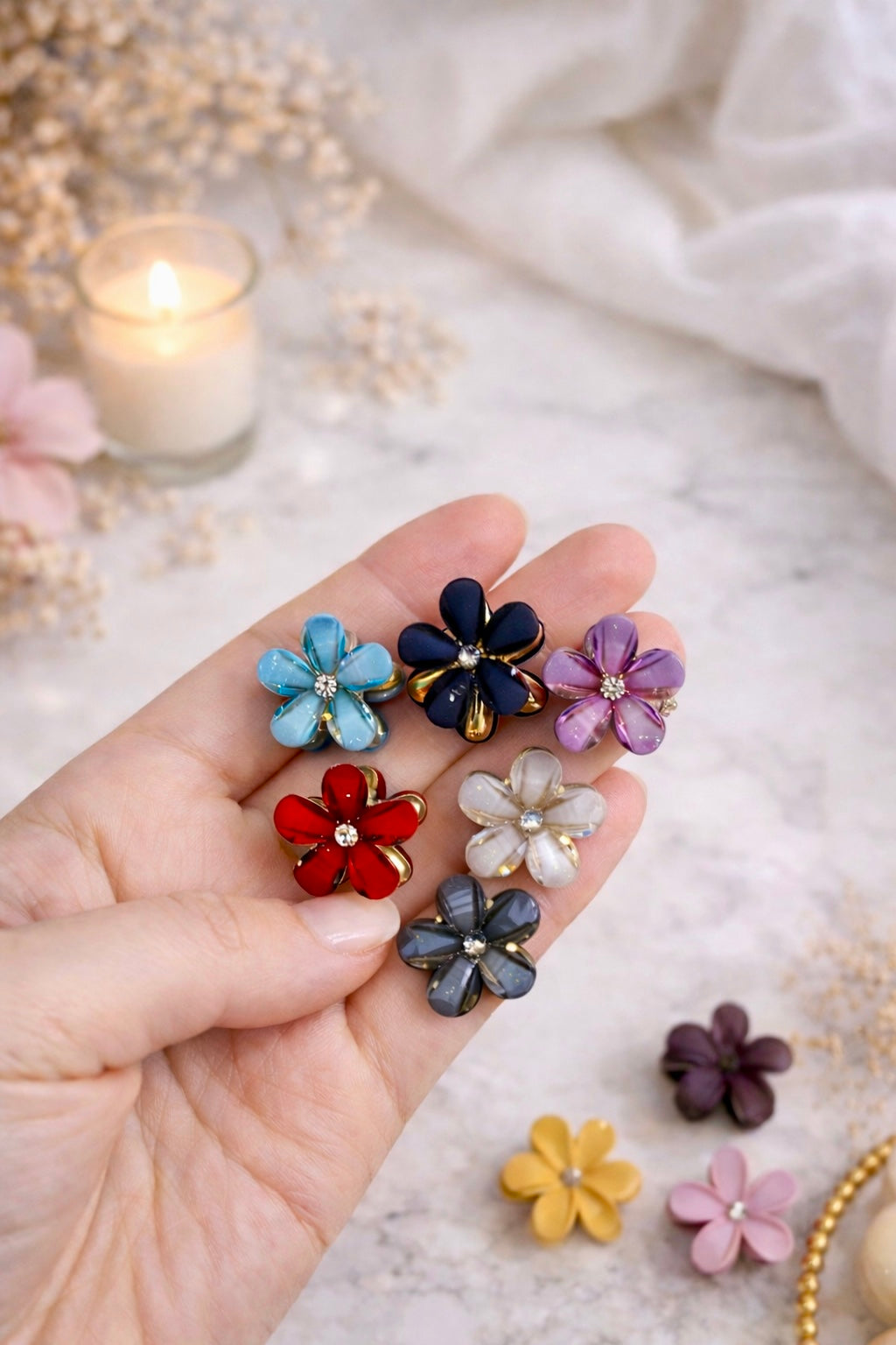 Cute Glossy Mini Metal Claws