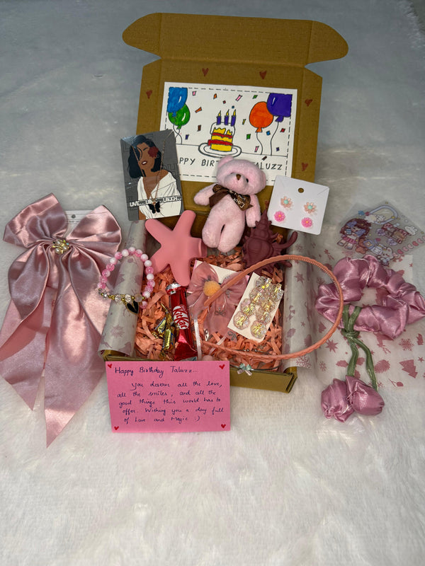 Pink Themed Birthday Hamper