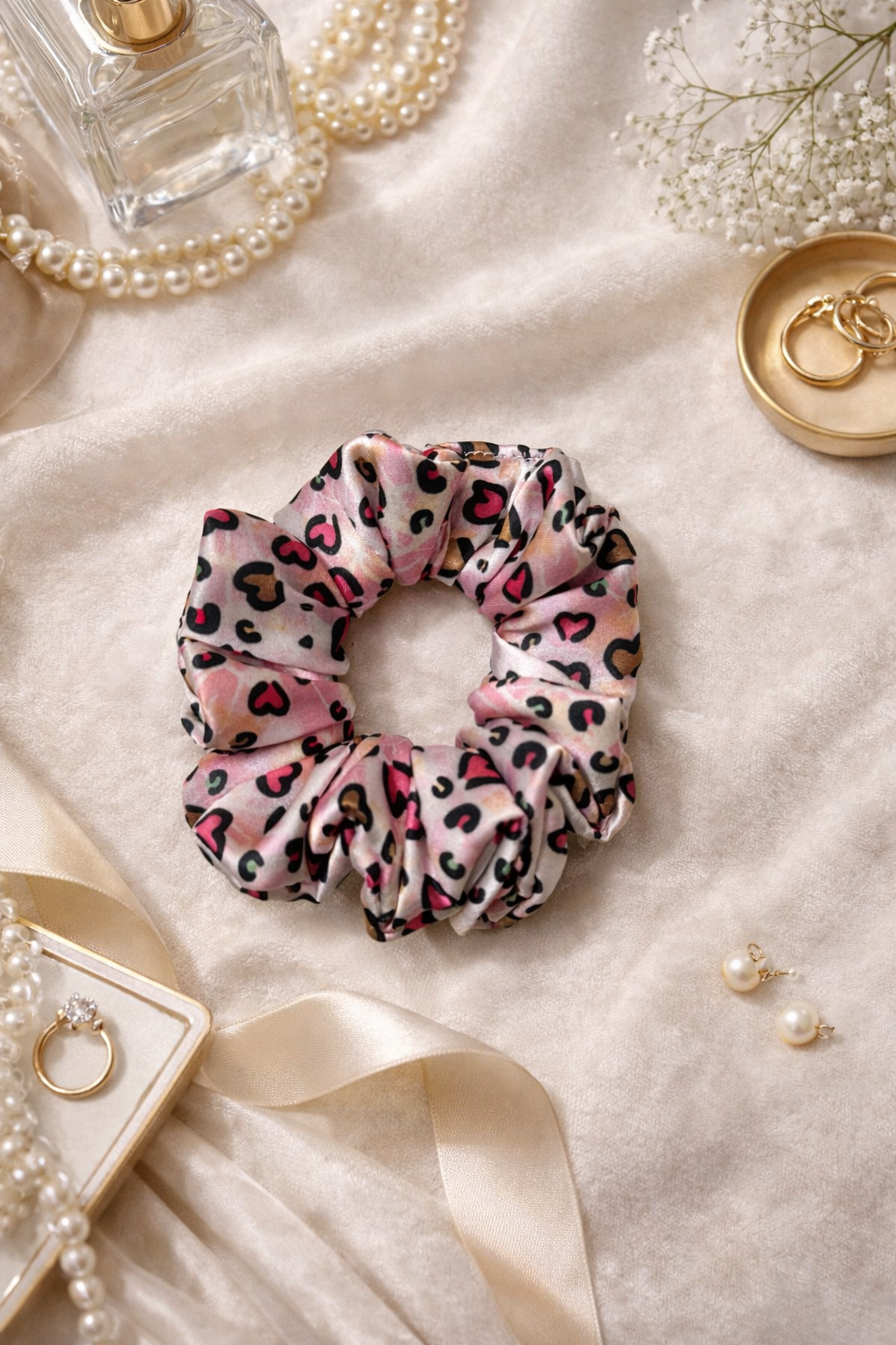 Premium Handmade Heart Scrunchies