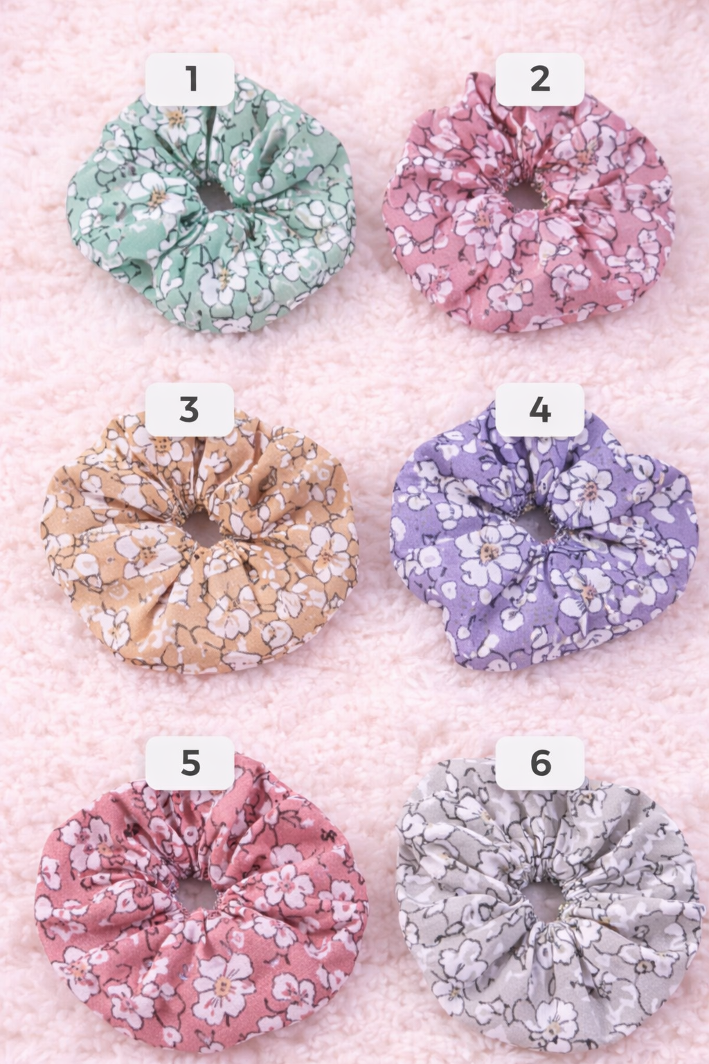 Korean Assorted Scrunchies