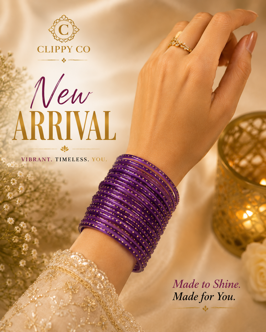 Elegant Glass Bangles