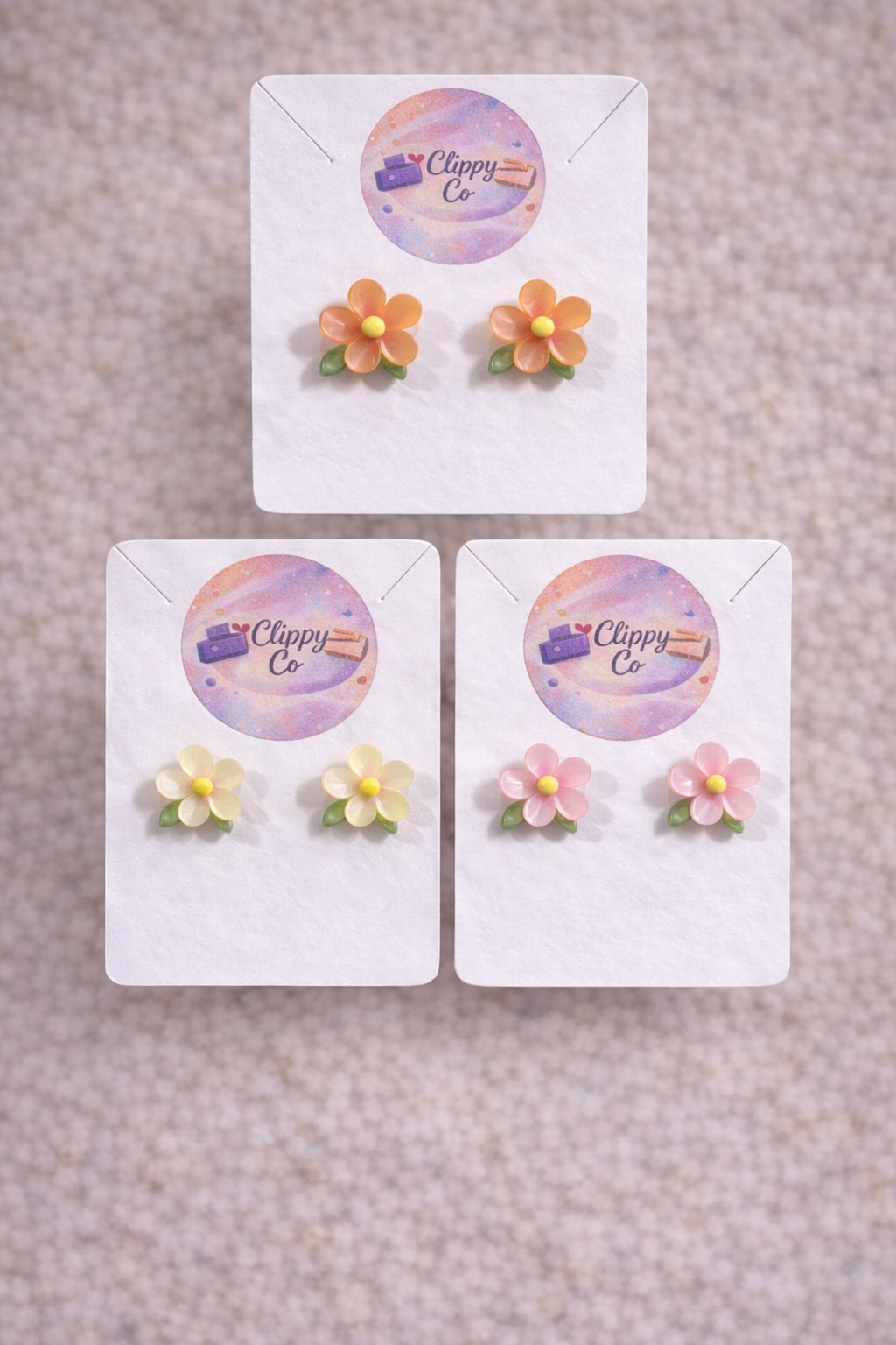 Mini Floral Studs - Assorted - 1 Pair