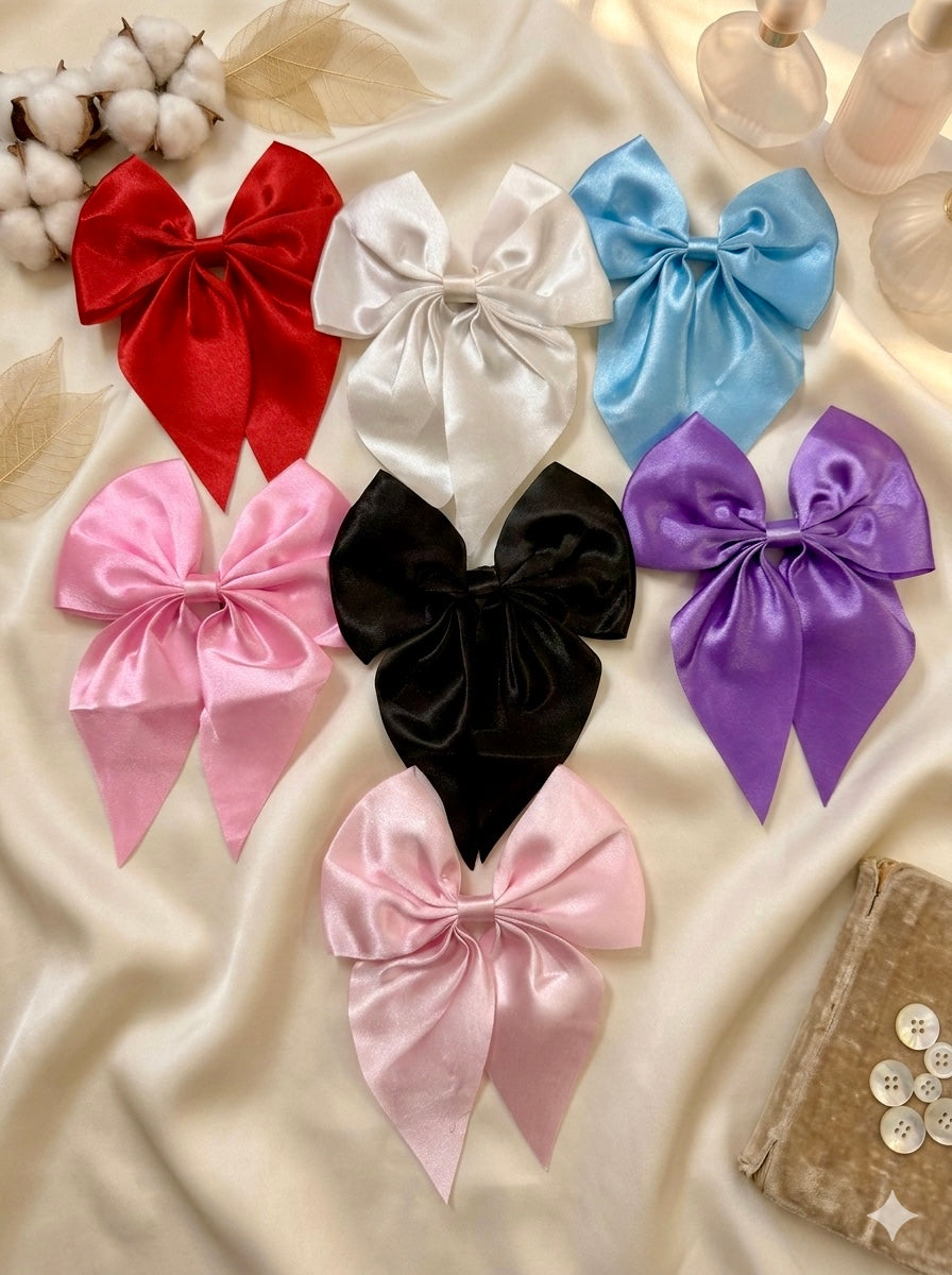Satin Sailor Hair Bows