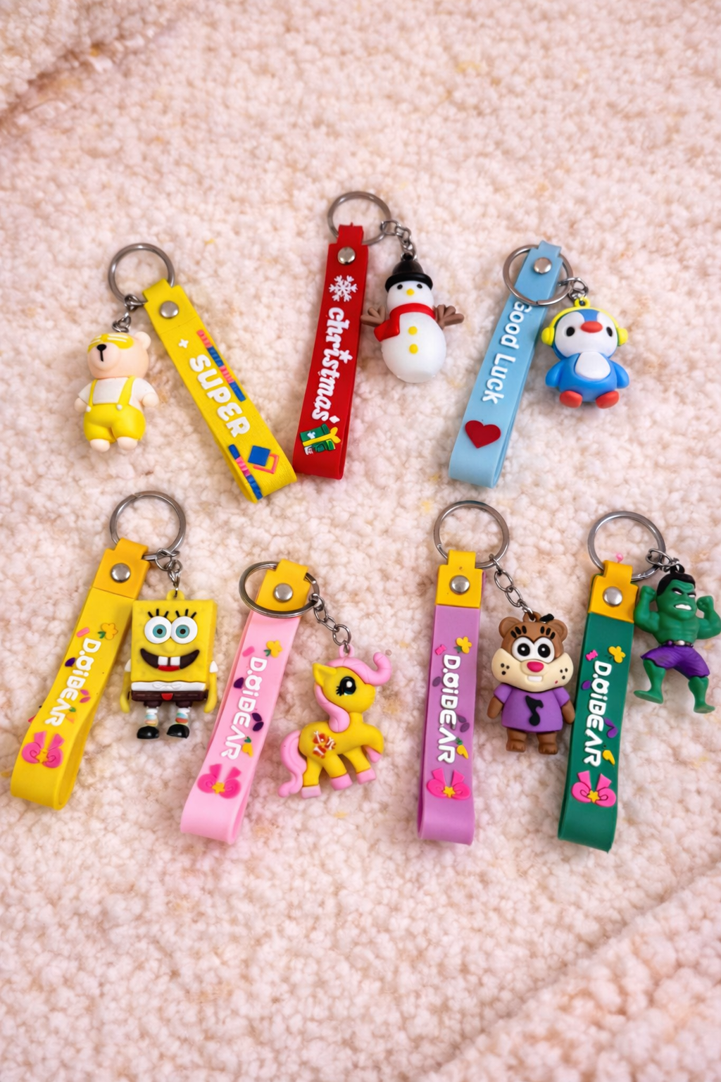 Assorted Cartoony Keychains