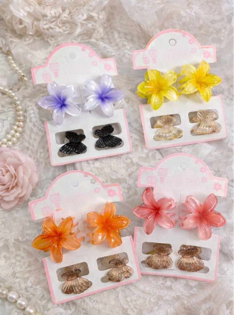 Floral and butterfly Combo (4 pcs) Pack of 1