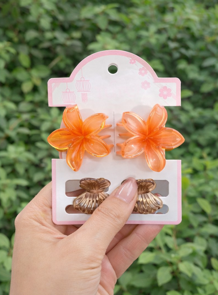 Floral and butterfly Combo (4 pcs) Pack of 1