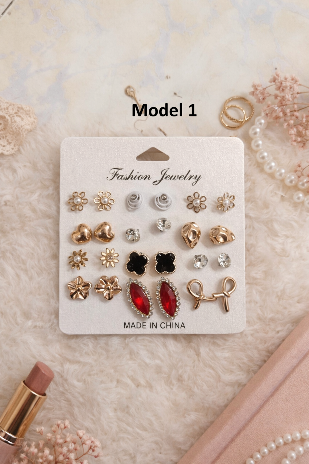 Stylish and Elegant Assorted Earring Card