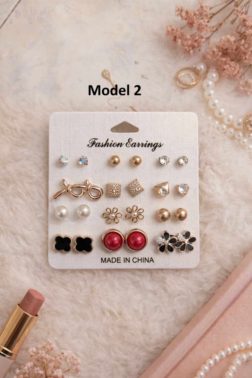 Stylish and Elegant Assorted Earring Card