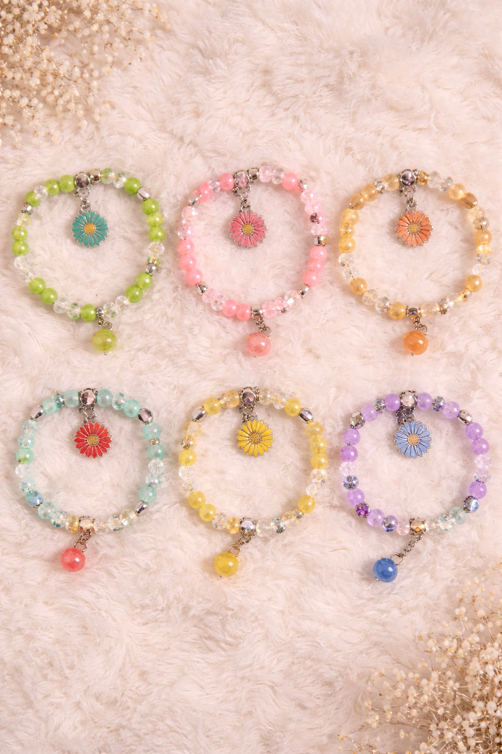 Premium Charm Bracelet - Glossy Beads