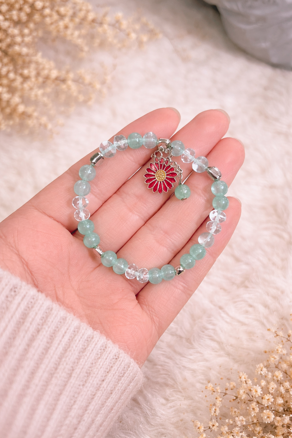 Premium Charm Bracelet - Glossy Beads