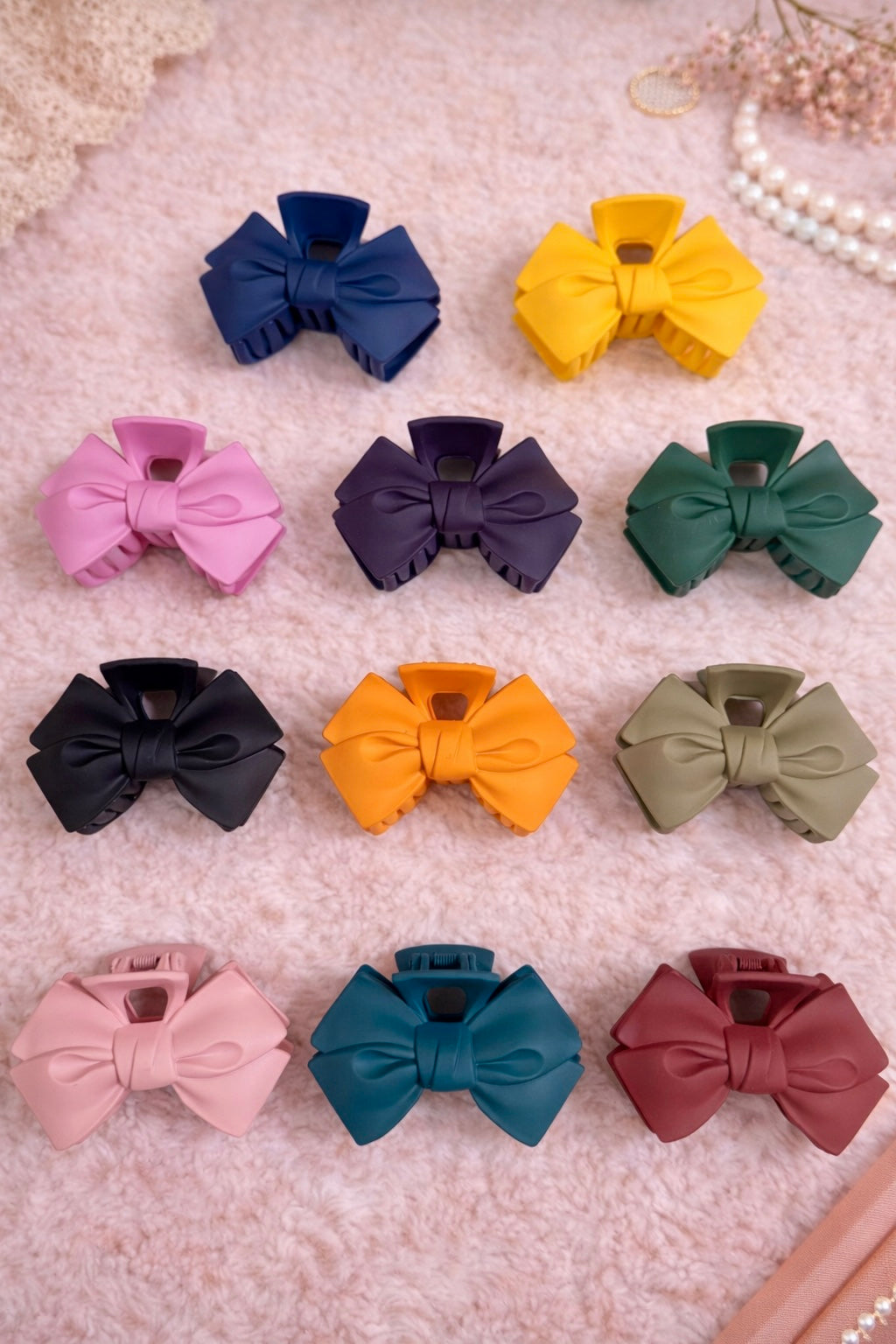 Trending Pastel Bow Style Claws