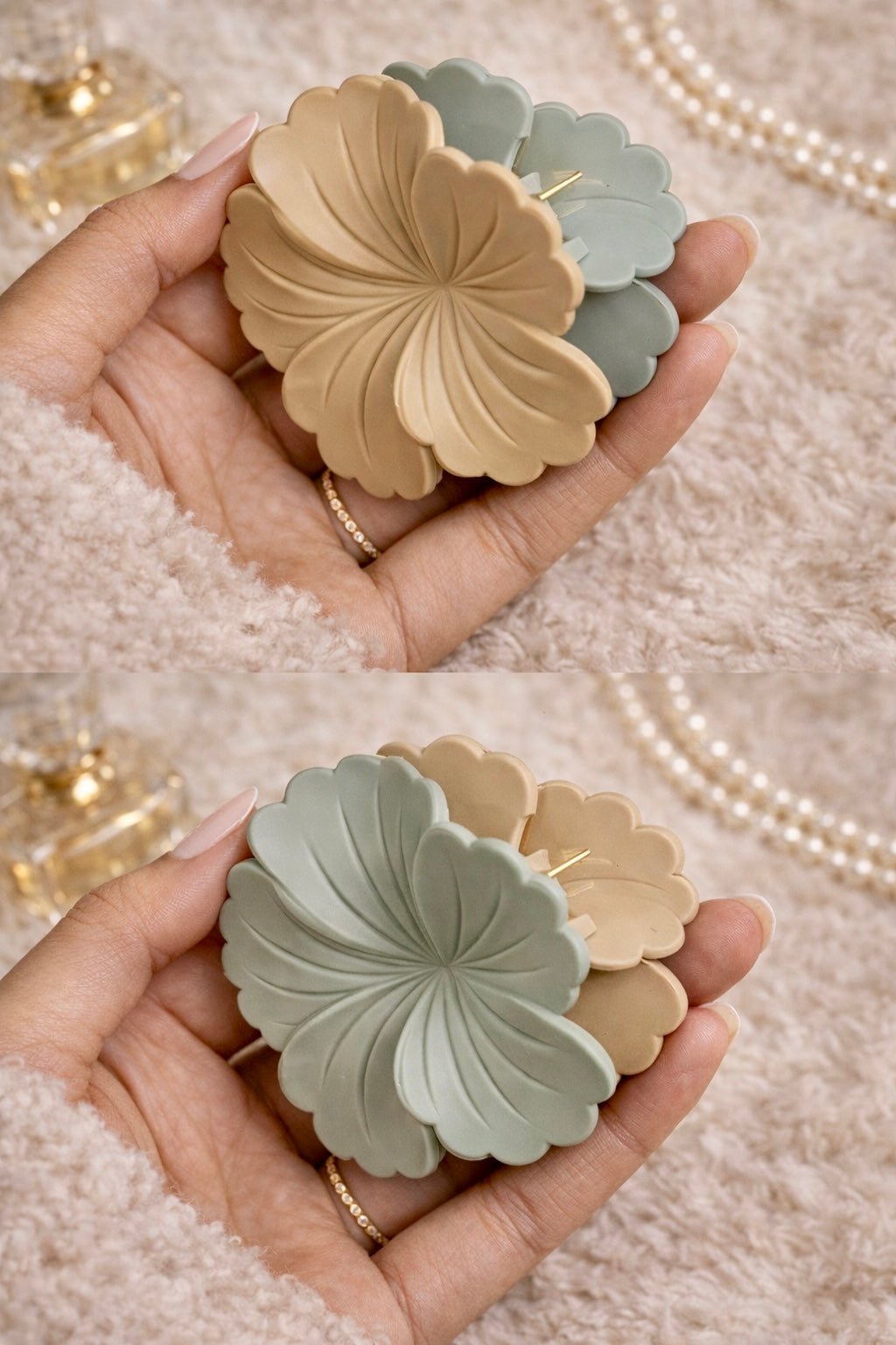 Trending Hibiscus Dual Color Claws