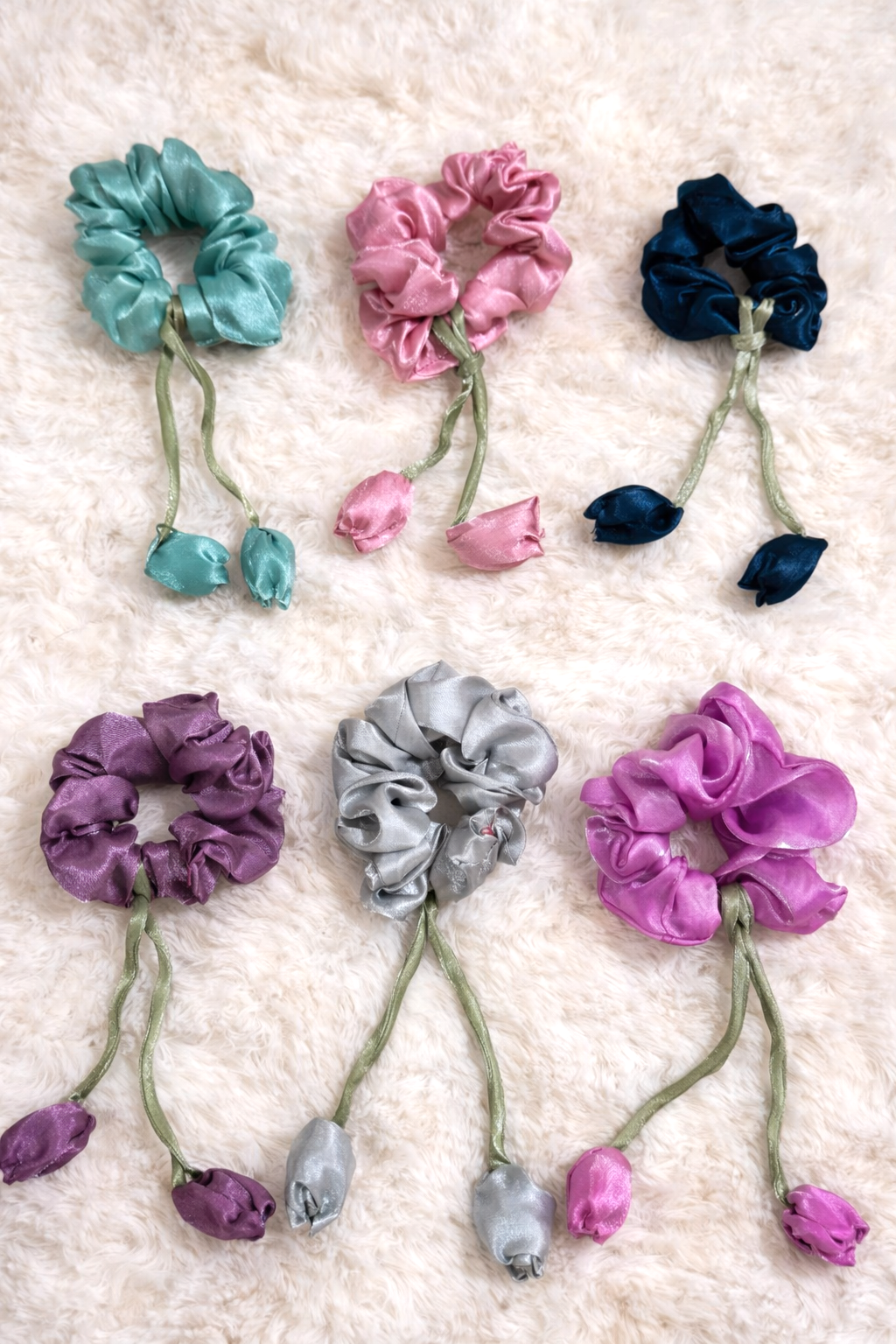 Trending Korean Tulip Scrunchies