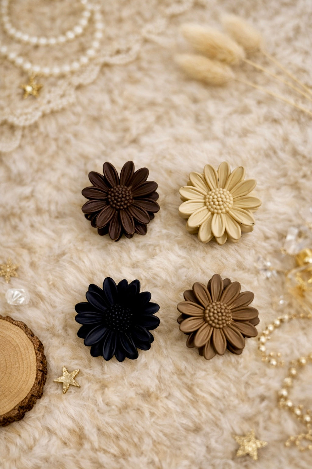 Unique Sunflower Claws - Nude Shade