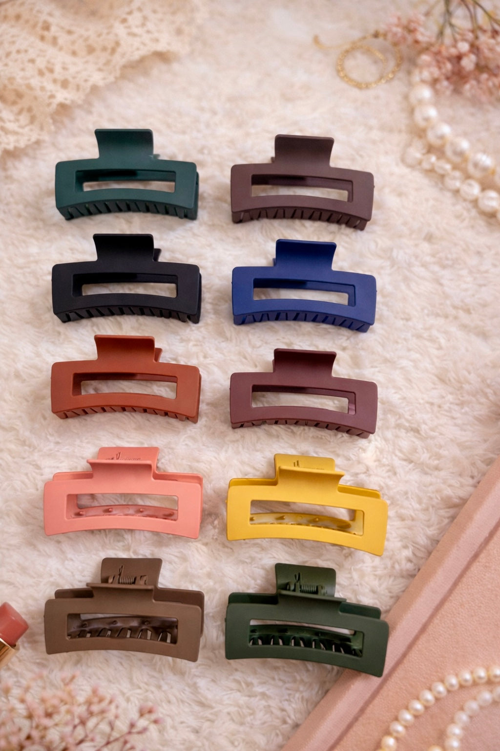 Aesthetic Box Style Matte Claws - Pastels