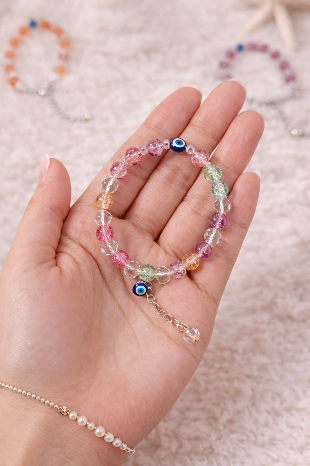 Evil Eye (Nazar) Multicolor Charm Bracelet