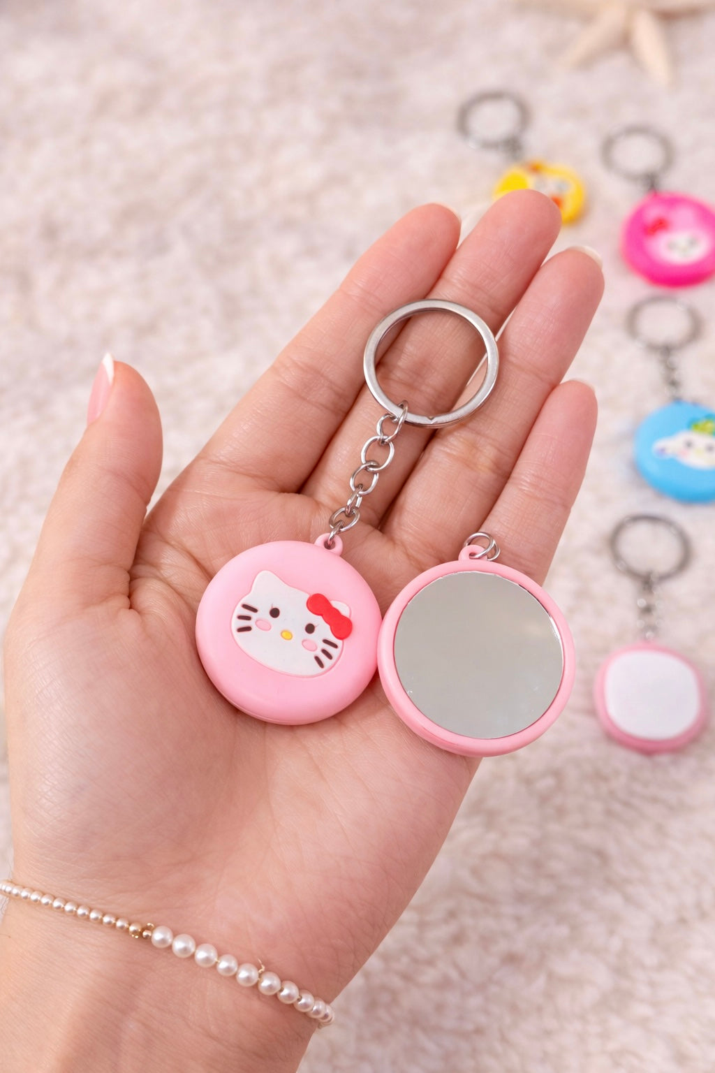 Cute Assorted Mirror Keychains