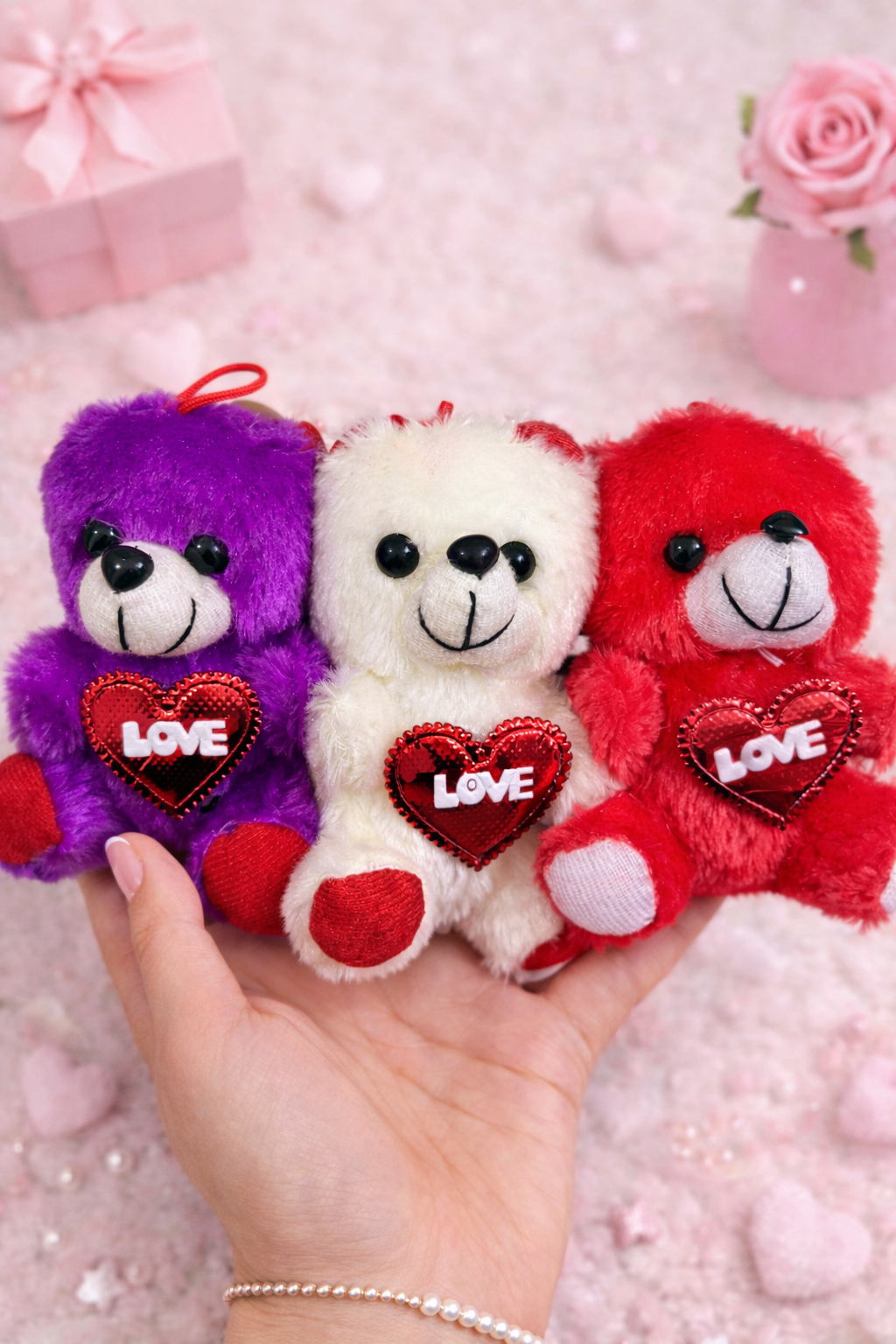 Cute Teddy Plush Toys with Heart