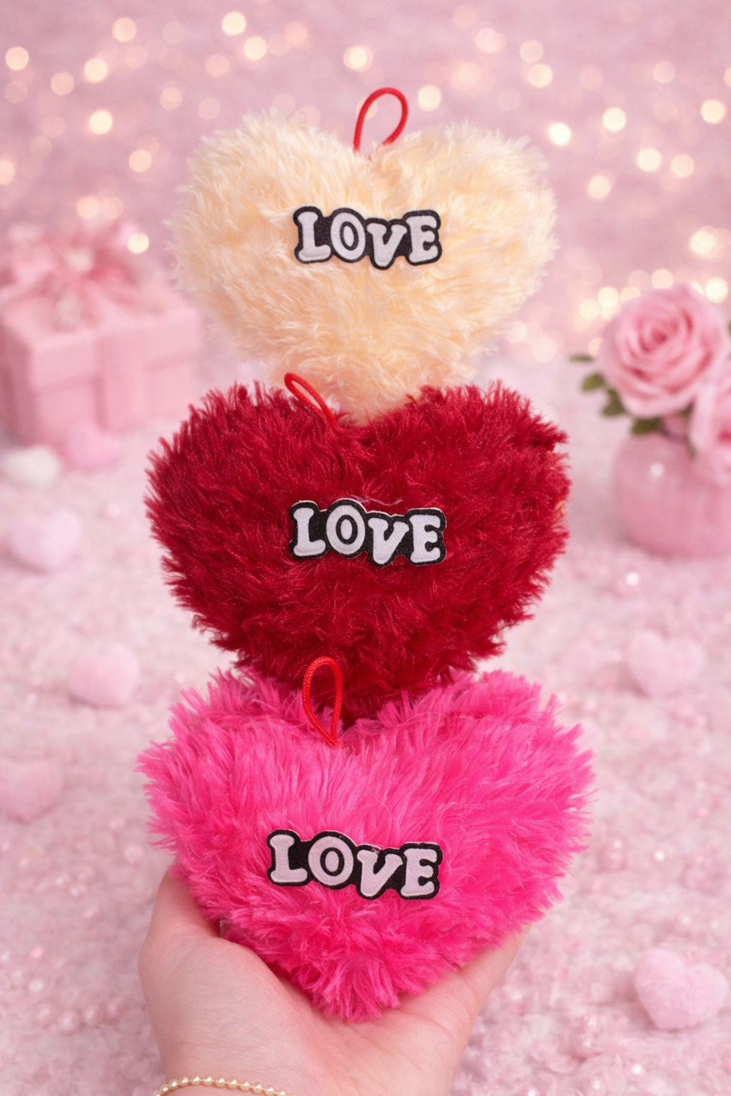 Cute Assorted Heart Plushies - Premium Quality
