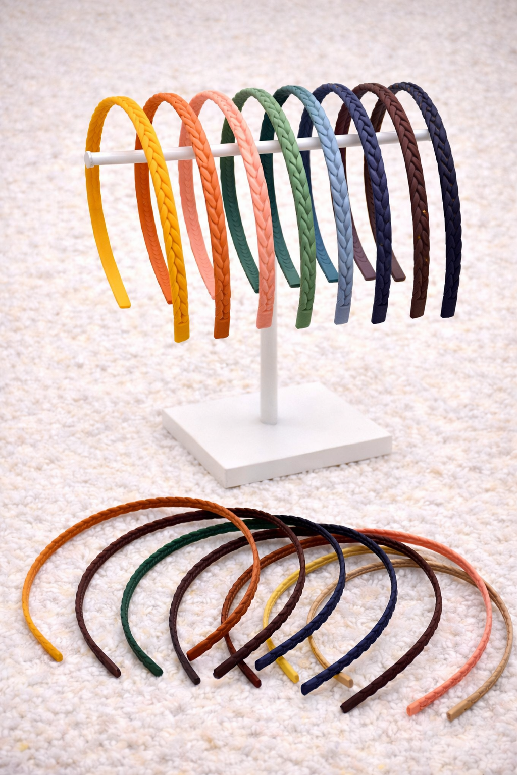 Rope Patterned Pastel Headbands