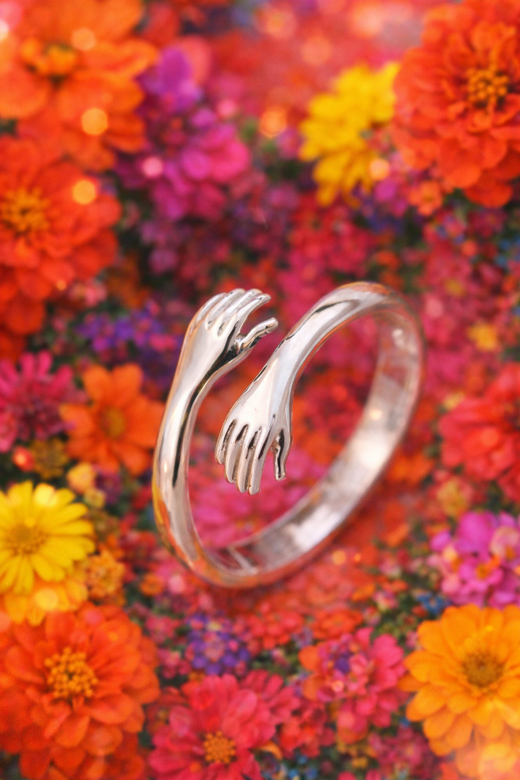 Cute Hug Me Adjustable Ring