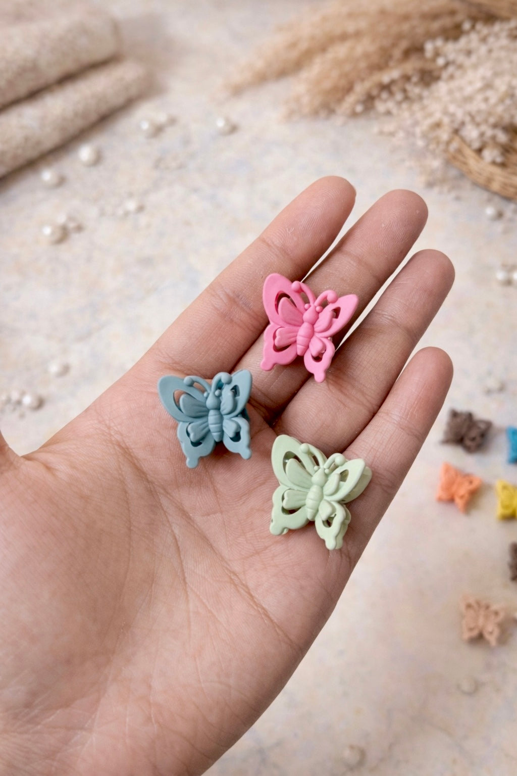 Mini Pastel Butterfly Claws