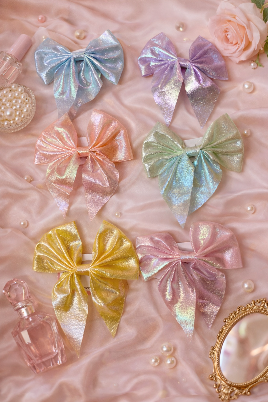 Glittery Hair Bows