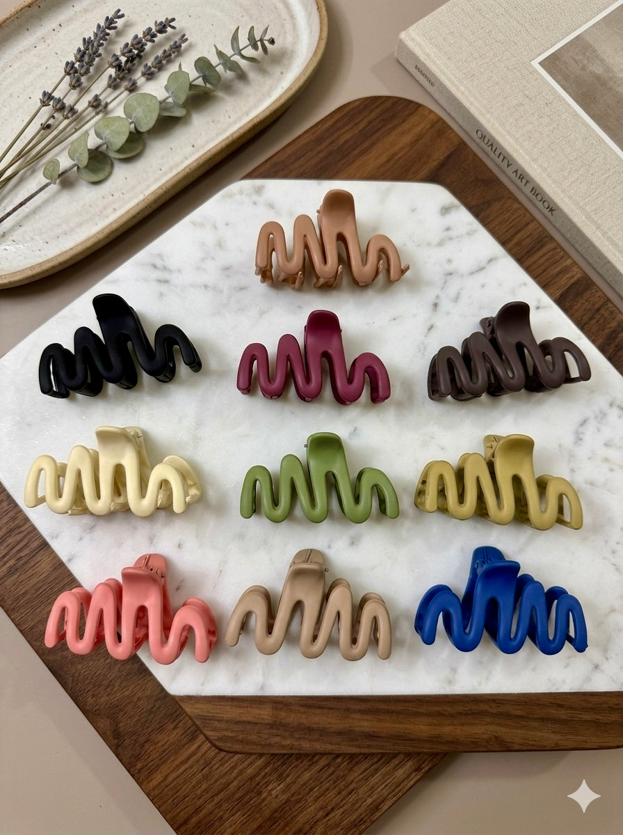 Zig Zag Pastel Matte Claws