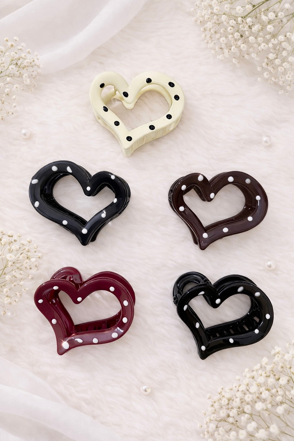 Dotted Heart Claws Glossy