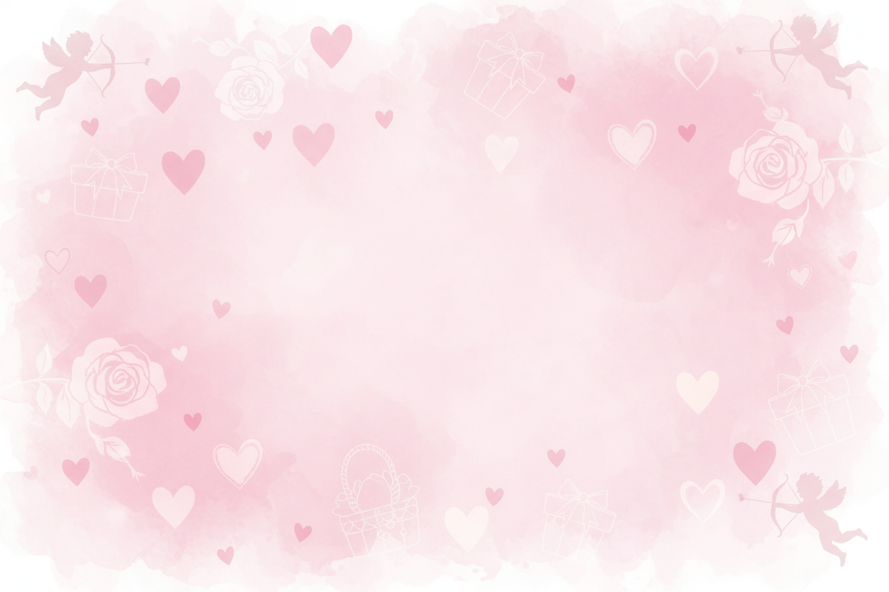 Subtle Valentine's Day Background Overlay